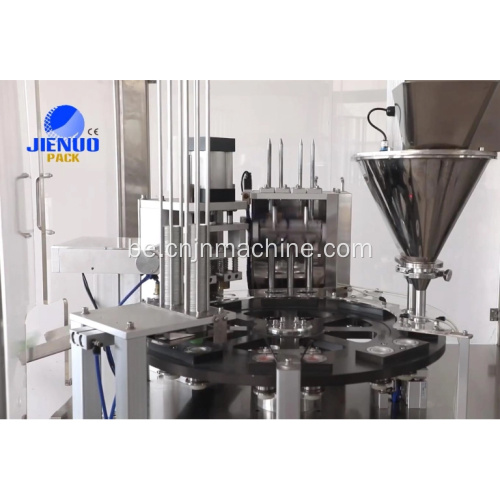 Аўтаматычныя паваротныя капсулы, якія запаўняюць ушчыльняльную машыну